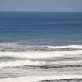 Walker bay kissing the shore in Gansbaai